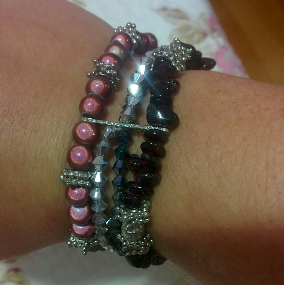 BOGO Beaded Layered Stretch Bracelet - Picture 2 of 2